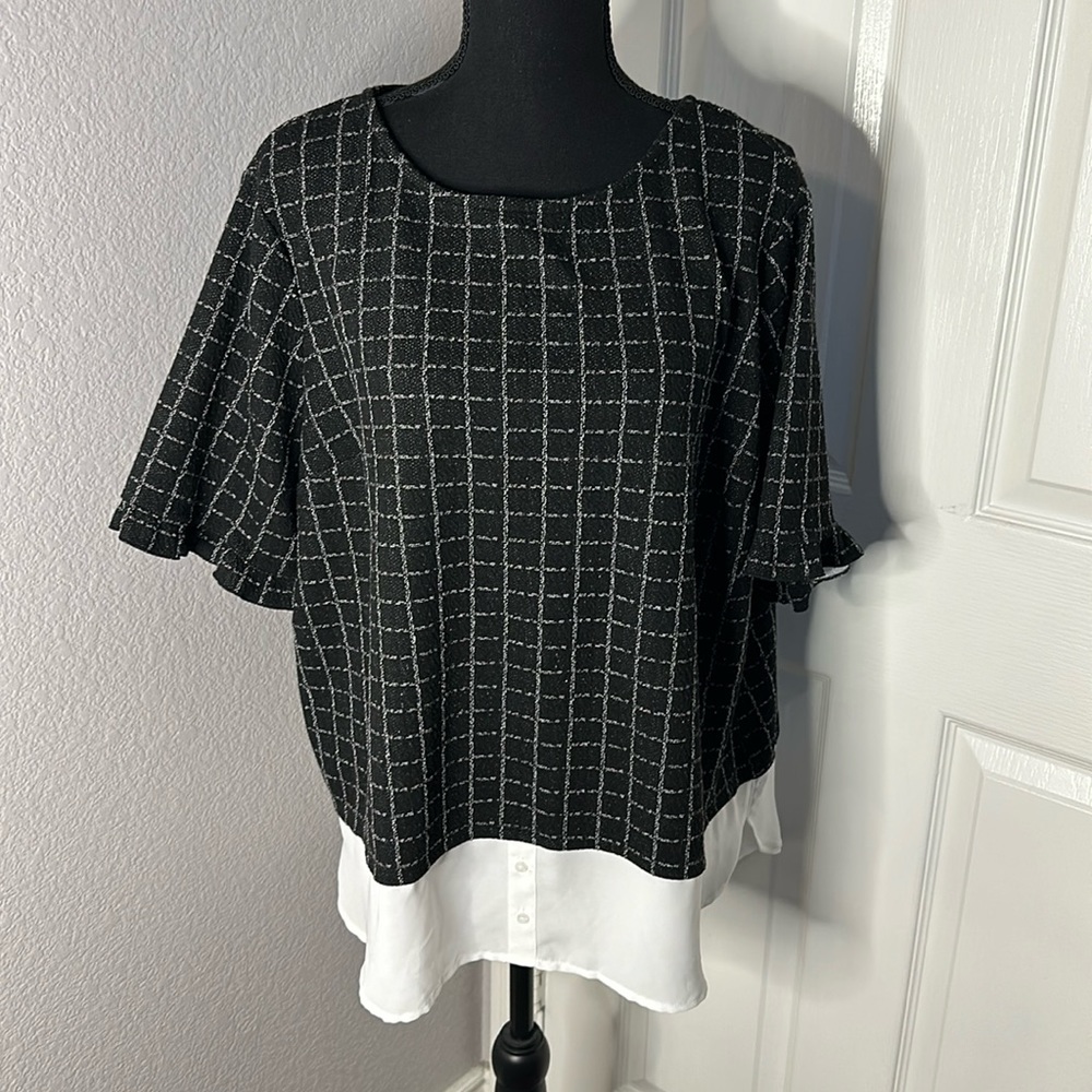 Kohl’s Elle Layered Top - Size XXL